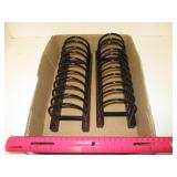 NEW SET OF 2 BLACK WIRE METAL LETTER HOLDERS