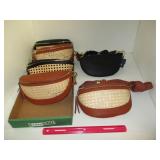 NEW FANNY PACK LOT - CANE & LEATHER WOMENS