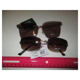 2 NEW PAIRS WOMENS SUNGLASSES BY WILD FABLE