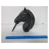 Cast Iron Horse Head Hitching Post Topper