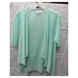 NEW WOMENS CROCHET CARDIGAN SWEATER XL BY ELLE