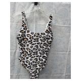 Women's Swimsuit 1 piece Leopard print size Medium