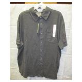 NEW MENS XXL  SHORT SLEEVE SHIRT BY GOODFELLOW