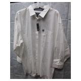 NEW STAFFORD MEND COLLAR SHIRT SIZE 4XL 34/35 BIG
