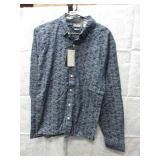 NEW MENS L VAN HEUSEN SLIM FIT LONG SLEEVE SHIRT