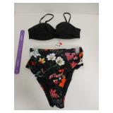 NEW WOMEN'S SWIMSUIT 2 PIECE BIKINI SZ L BY CUPSHE