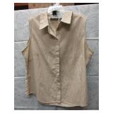 KRAZY KAT WOMEN'S XL CASUAL SLEEVELESS TOP