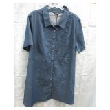 New Women's Jean Dress size 3XP by Nina Leonard