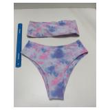 Women's Swimsuit 2pc Tie-Dye Bikini Size Medium