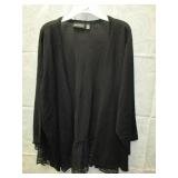 NEW WOMENS 3X DRAPE FRONT BOLERO -NINA LEONARD
