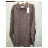 NEW 2XLT MENS MUTUAL WEAVE COLLAR SHIRT
