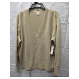 NEW WOMEN'S XL DEEP V-NECK SWEATER -  A NEW DAY