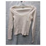 NEW JUNIORS LONG SLEEVE TOP - S - WILD FABLE