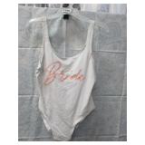 Women's Swimsuit ' Bride'  XL White 1 piece