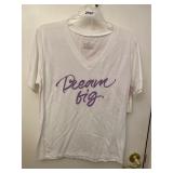New Dream Big womenï¿½s 2 piece pajama set size M