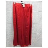 Women's New Auden Red Satin Pajama Pants