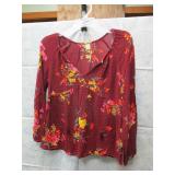 WOMEN'S SMALL FLORAL TOP OLD NAVY