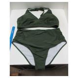 Women's Swimsuit 2pc Bikini size 4XL - Green