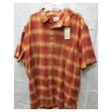 NEW MENS 3XLT MUTUAL WEAVE COLLAR SHIRT