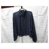 NEW WOMEN'S LARGE SHEAR TOP BY COLLEEN LOPEZ