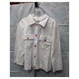 NEW WOMENS SHACKET BY JACLYN SMITH MEDIUM