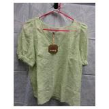 New Women's Small RYEGRASS Shear Top