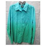 NEW WOMEN'S 2X OMBRE RHINESTONE TOP G BY GIULIANA