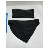 Women's Swimsuit 2pc Tube Top Bikini Size L