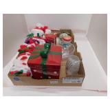 HOLIDAY STOCKING & DECOR LOT *ASSORTED