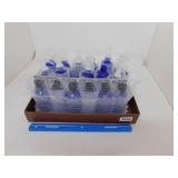 NEW COBALT BLUE GLASS BOTTLE LOT - ASSORTED