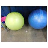 2 YOGA FITNESS BALLS - GAIAM & OTHER