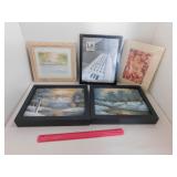 WALL ART HOME DECOR LOT - ASSORTED
