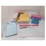 OFFICE-SCHOOL LOT *GLUE*SCISSORS*CORD HOLDER GRIPS