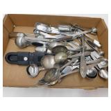 CUTLERY/UTENSIL BOX LOT- VINTAGE & NEW AGE ASSORTD