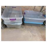 STORAGE TOTE LOT *ASSORTED