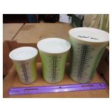 NEW NESTING MEASURE CUPS - 3 MIXING PROTEIN CUPS
