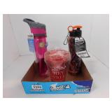 NEW TRAVEL DRINK CUP LOT - ASSORTED