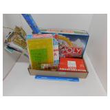 ACTIVITY LOT- MONOPOLY, STENCILS, SLIME, GIFT WRAP