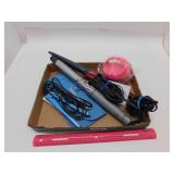 CURLING IRON LOT- & FLAT IRON & HAIR TEXTURIZER