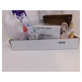 NEW KITCHEN LOT - TUBE ICE TRAYS FOR WATER BOTTLES