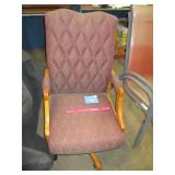 HIGHBACK OFFICE ARM CHAIR - OAK ACCENTS