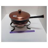 VINTAGE COPPER CHAFING DISH - COLLECTIBLE
