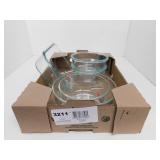 PYREX LOT - ASSORTED GLASS BAKEWARE