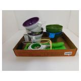 NEW CANNING LOT - JAR FUNNELS, LIDS & ERGO OPENER