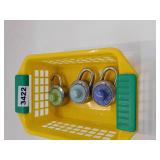 PADLOCK LOT - MASTERLOCK WITH THE COMBINATIONS