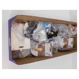 HARDWARE LOT - NEW - EZ ANCHOR HOOKS, CURTAIN ROD