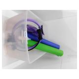 YOGA EXERCISE LOT - BALL, RESISTANCE BANDS, NOODLE