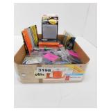 HARDWARE LOT - SCREWS, ANCHORS, SAND PAPER & MORE