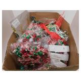 HOLIDAY GIFT WRAPPING *RIBBON* BOX LOT *MANY*