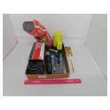 FLASHLIGHT, NEW UNIVERSAL REMOTE, DREMEL TOOL & MO